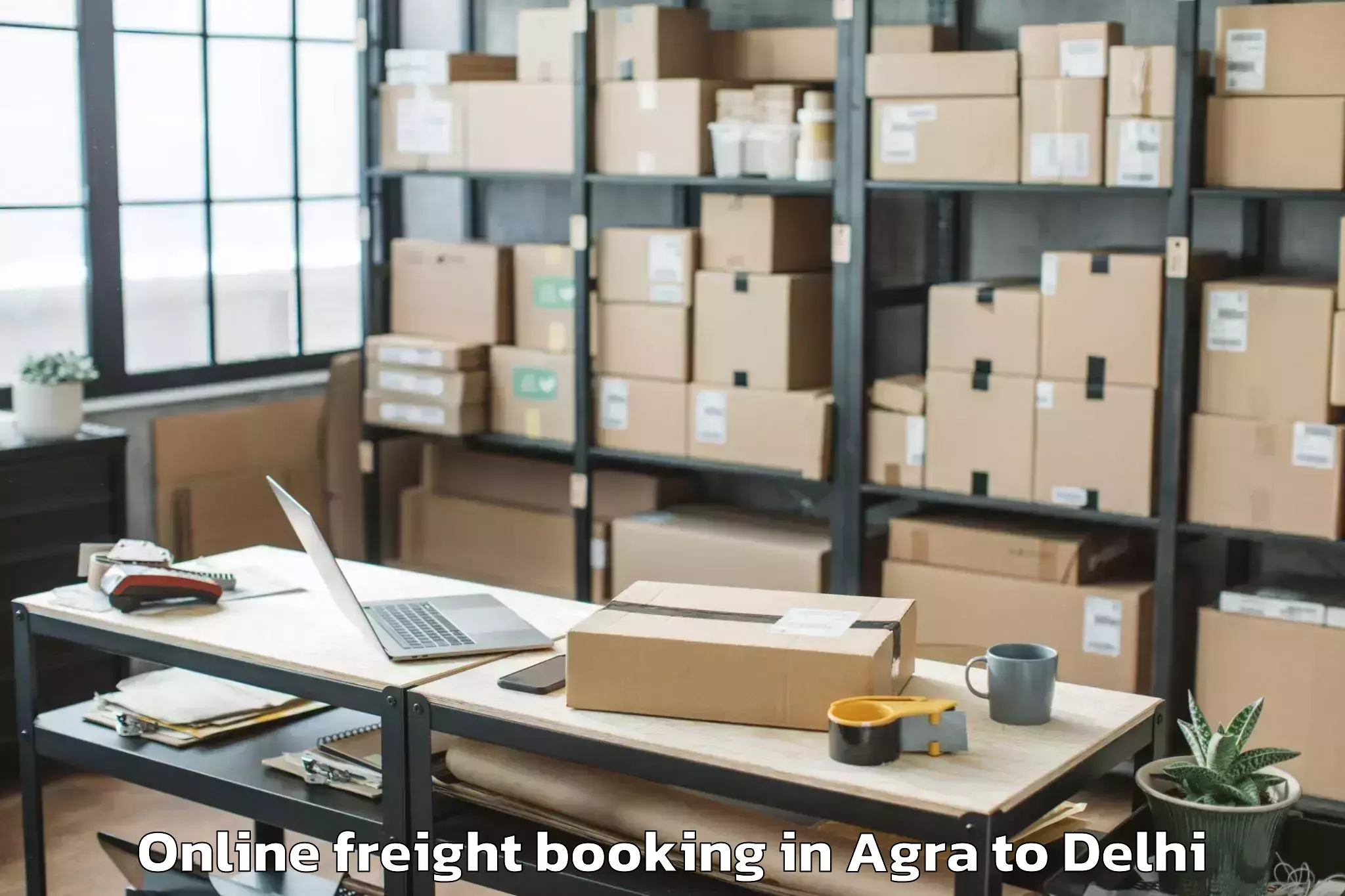 Book Agra to Jamia Hamdard New Delhi Online Freight Booking Online